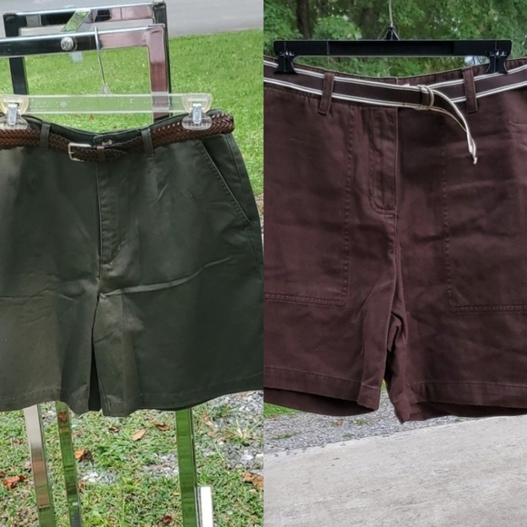 Jones New York Pants - 5/$25 - 2 pair belted shorts, size 6.